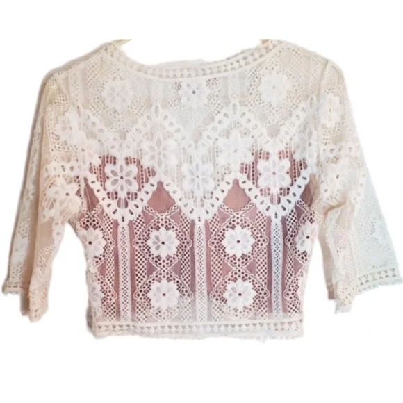 NWOT SET For Love and Lemons Florence Top and Skirt Set Sz S - Picture 5 of 11